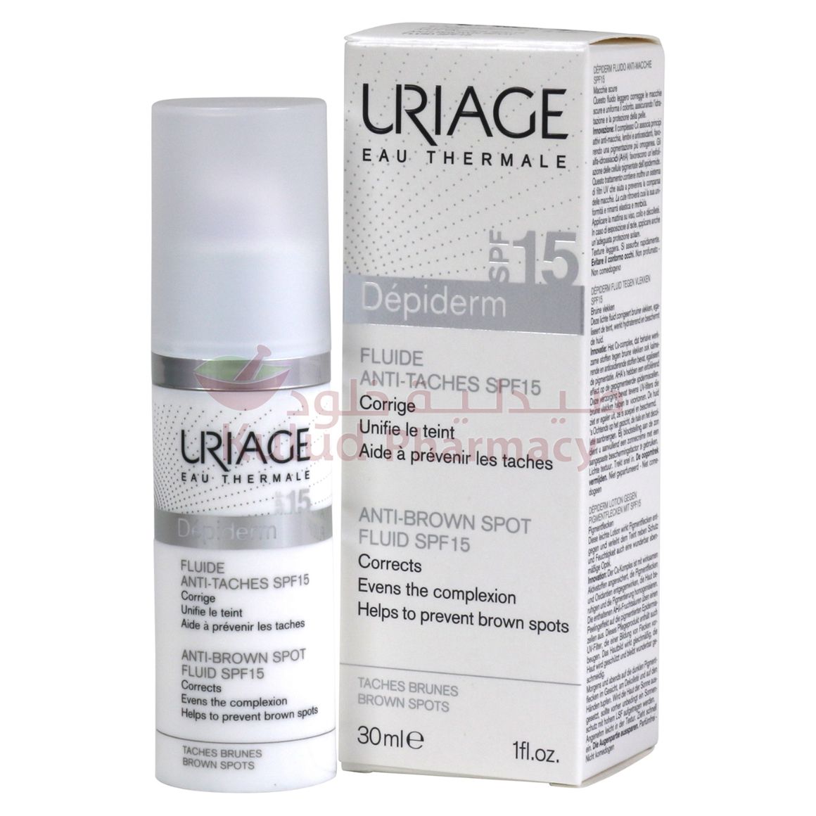 Buy Uriage Depiderm Spf15 Fluid 30 ML Online - Kulud Pharmacy
