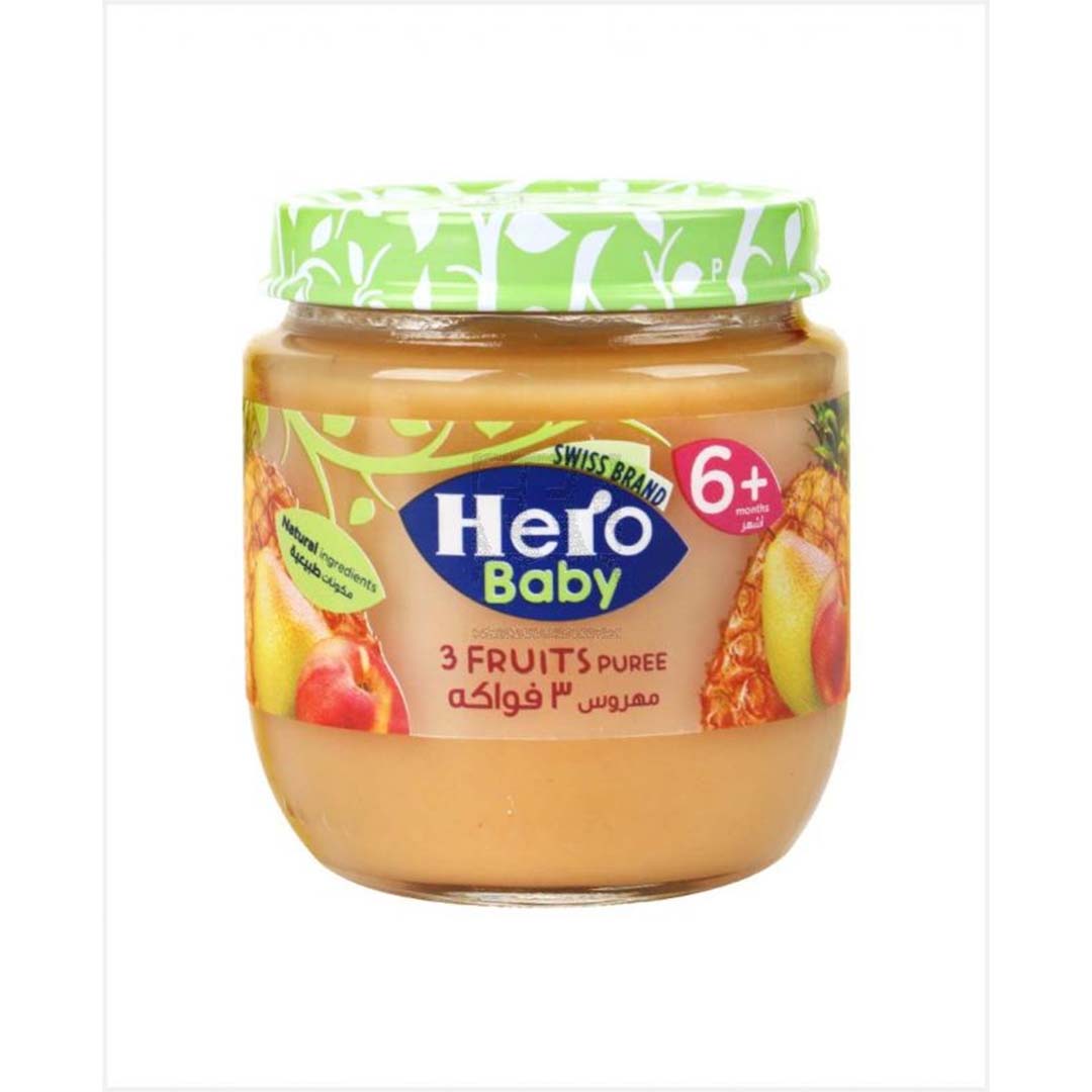 Hero Baby 3 Fruits 6+ 125GM
