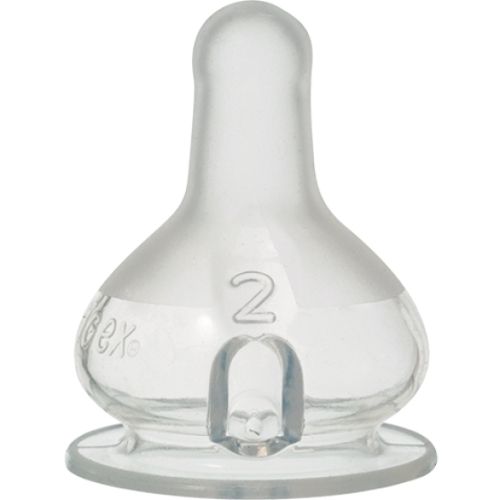 Buy Tigex Air Control 6-12 Months Silicone Teat 2 PC Online - Kulud Pharmacy
