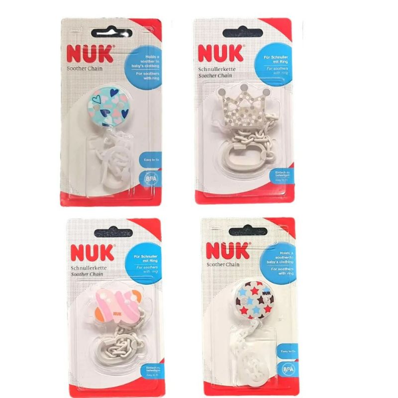 Buy Nuk Soother Chain Assorted Soother Chain 1 PC Online - Kulud Pharmacy