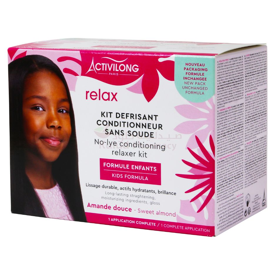 Buy Junior Kids No Lye Conditioning Relaxer System Sweet Almond Hair Kit 1 KT Online - Kulud Pharmacy