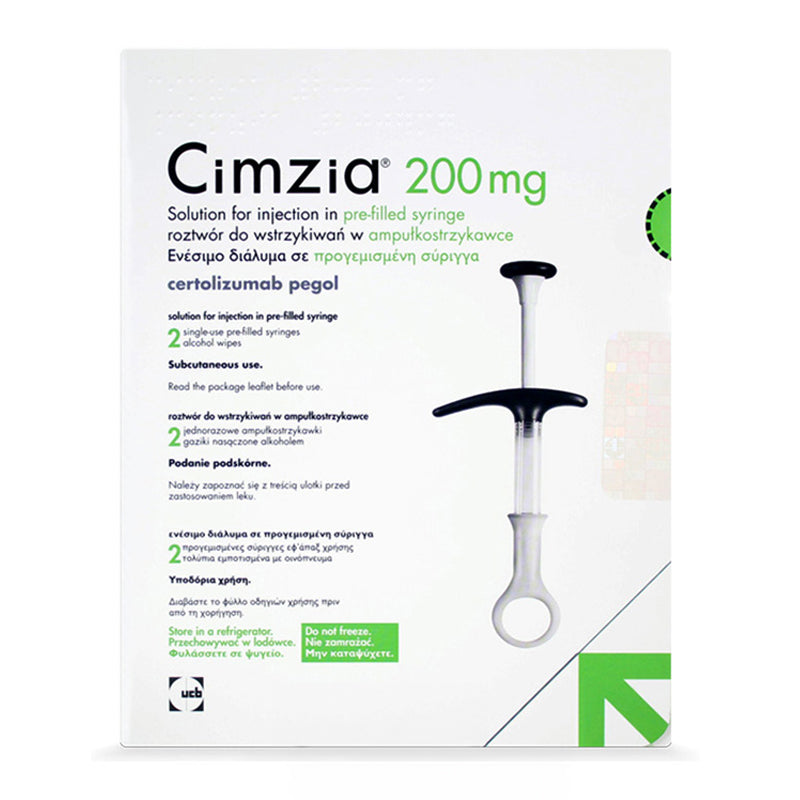 Cimzia 200Mg/1Ml S.C Injection Soln 2`S (Upon Request)