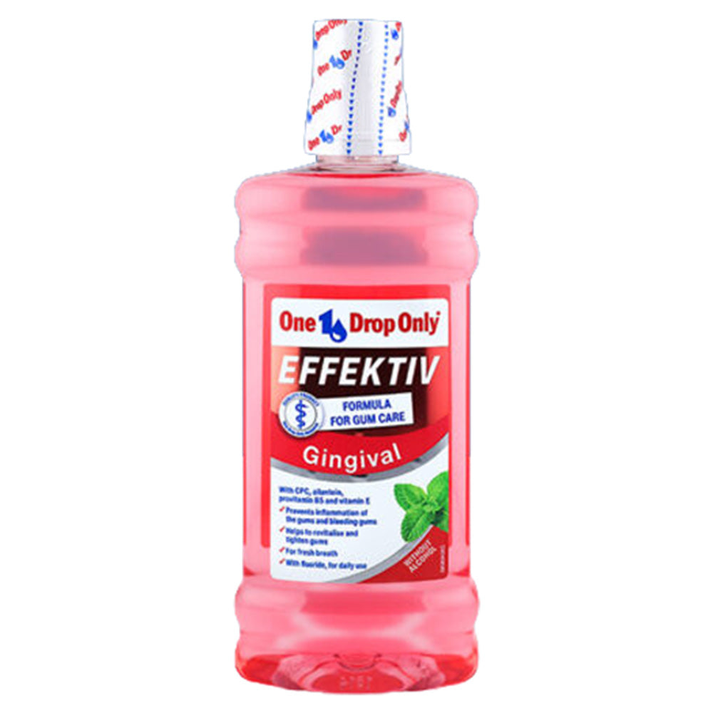 ODO Effektiv Gingival Mouthwash Alcohol-Free 500 mL