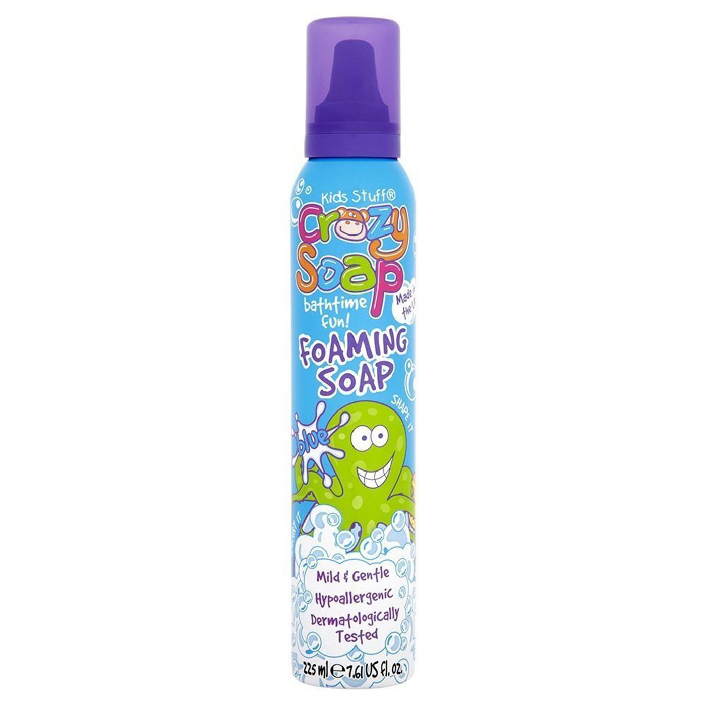 Buy Kids Stuff Crazy Foam Blue Soap 225 ML Online - Kulud Pharmacy