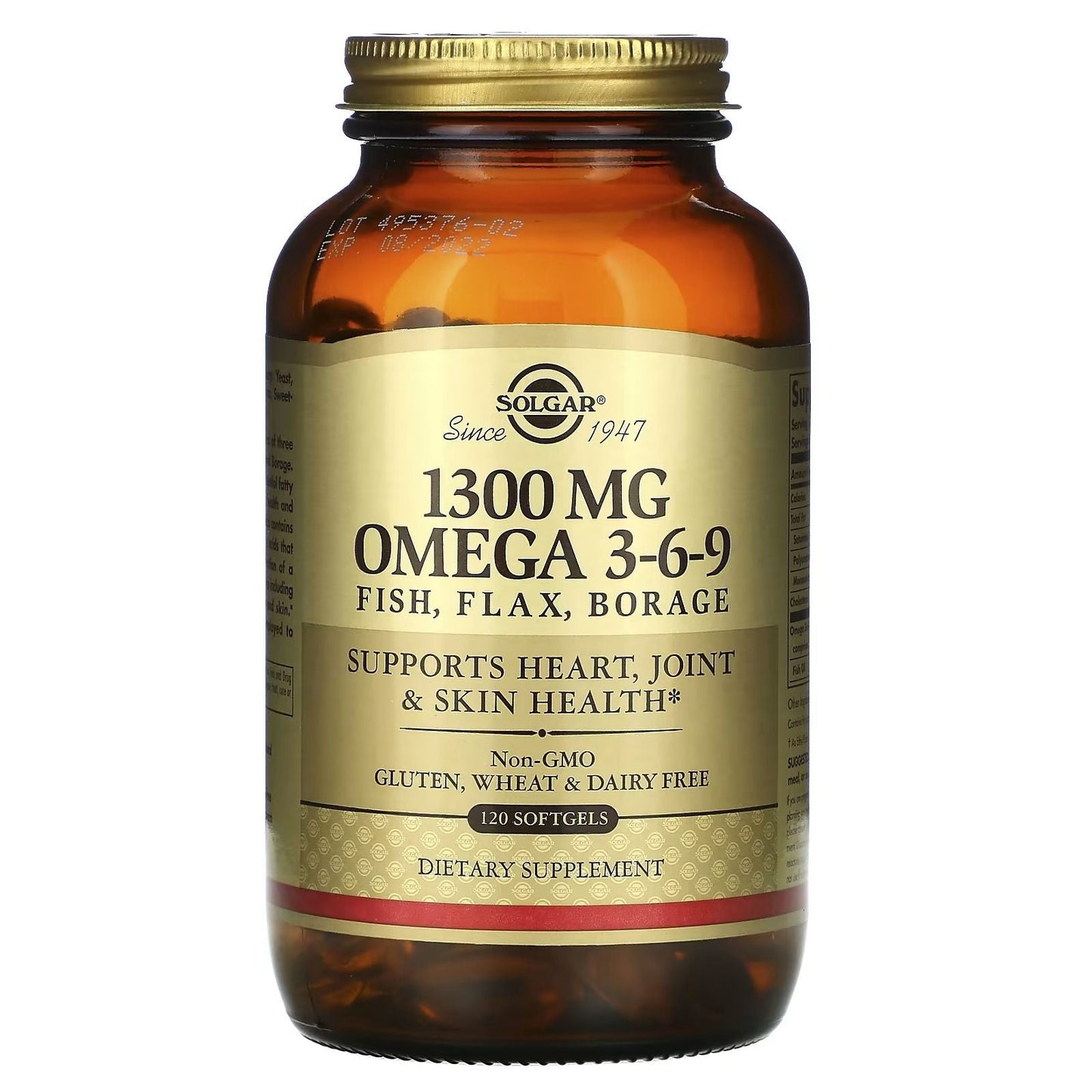 Buy Solgar Omega 3,6,9 Capsule 1300 Mg 60 PC Online - Kulud Pharmacy