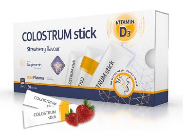 Buy Colostrum Stick Strawberry Flavour Stick 30 PC Online - Kulud Pharmacy