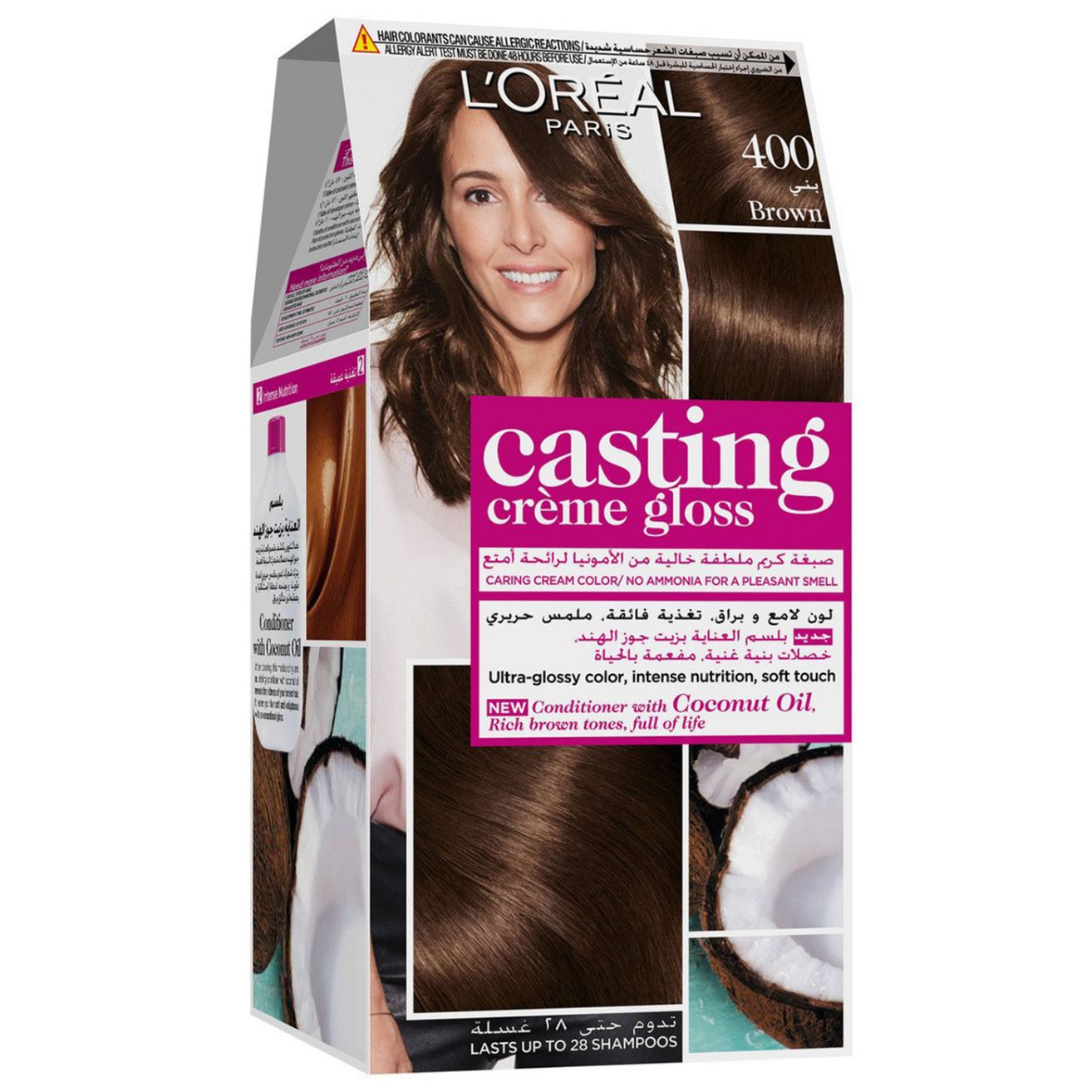 Buy L'Oreal Casting Creme Gloss Gb-Ar 400 Chat Hair Color 180 ML Online - Kulud Pharmacy