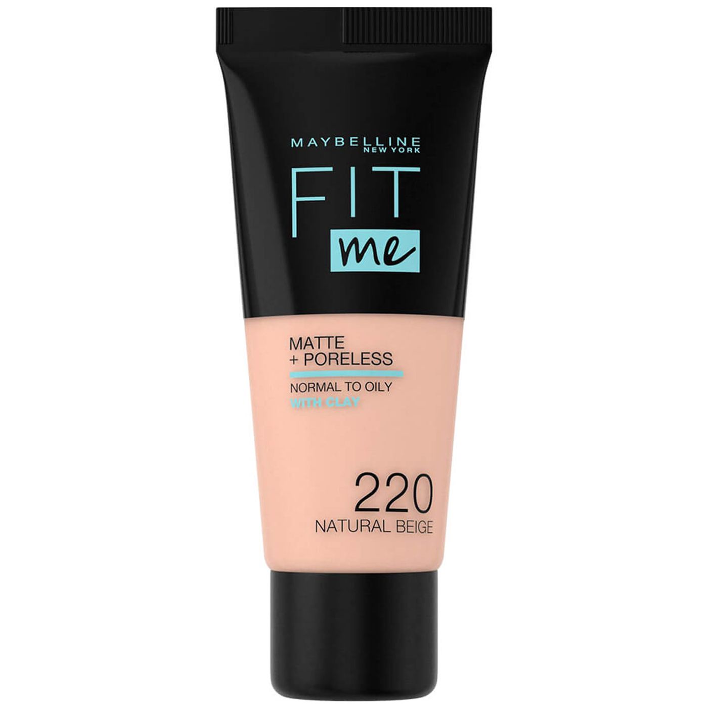 Buy Maybelline Fit Me Matteporeless 220 Nat Beige Foundation 10 Tab Online - Kulud Pharmacy