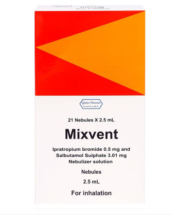 Mixvent Nebules 2.5 Ml 21'S