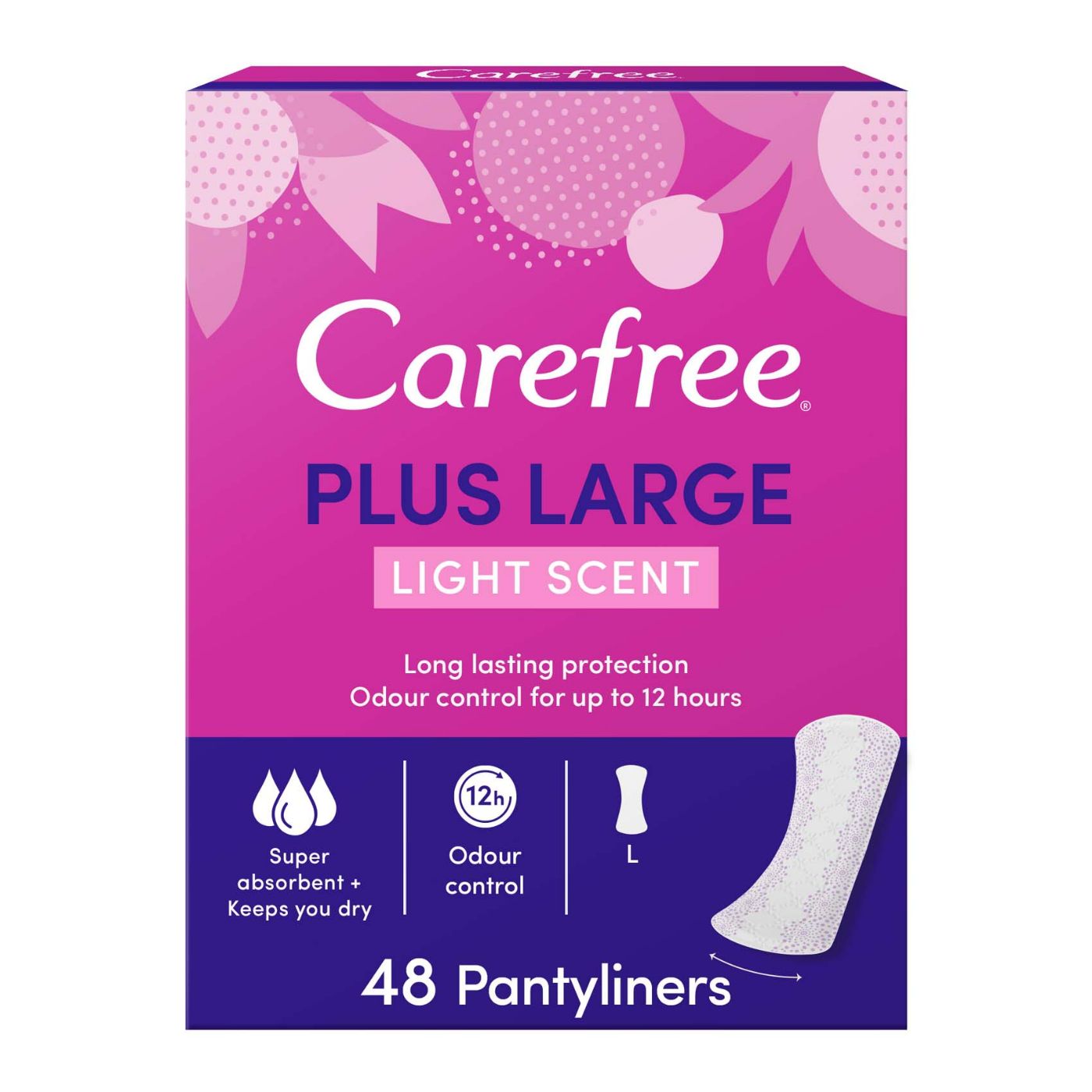 Buy Carefree Large 48'S 48PC Online - Kulud Pharmacy
