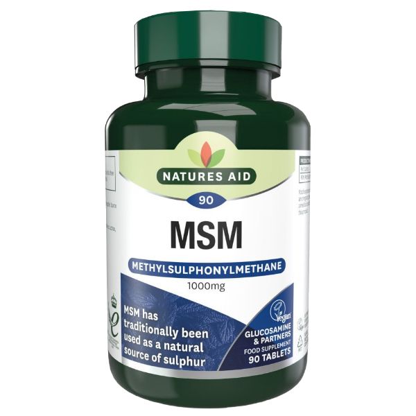 Buy Natures Aid Msm Tablet 1000 Mg 90 Tab Online - Kulud Pharmacy