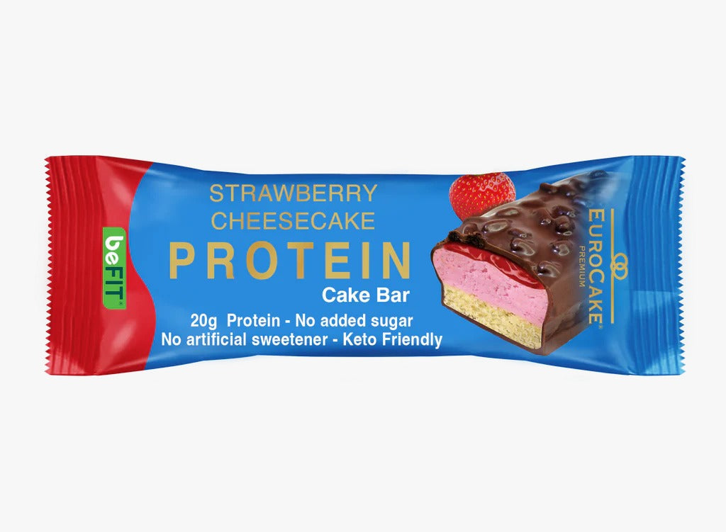 Eurocake Protein Cake Bar Strawberry Cheesecake 65g
