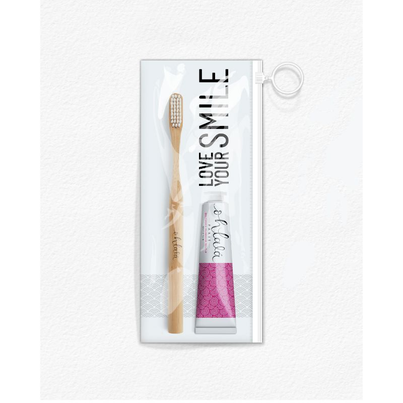 Buy Ohlala Toothpaste Mini Travel Set Raspberry 15Ml 15ML Online - Kulud Pharmacy