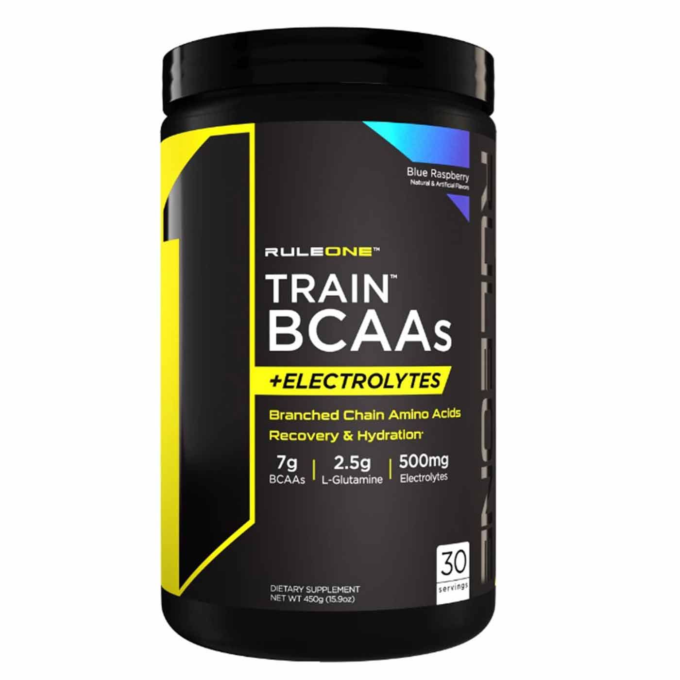 Buy Rule 1 Train Bcaas 30 Serv Blue Raspberry 450GM Online - Kulud Pharmacy