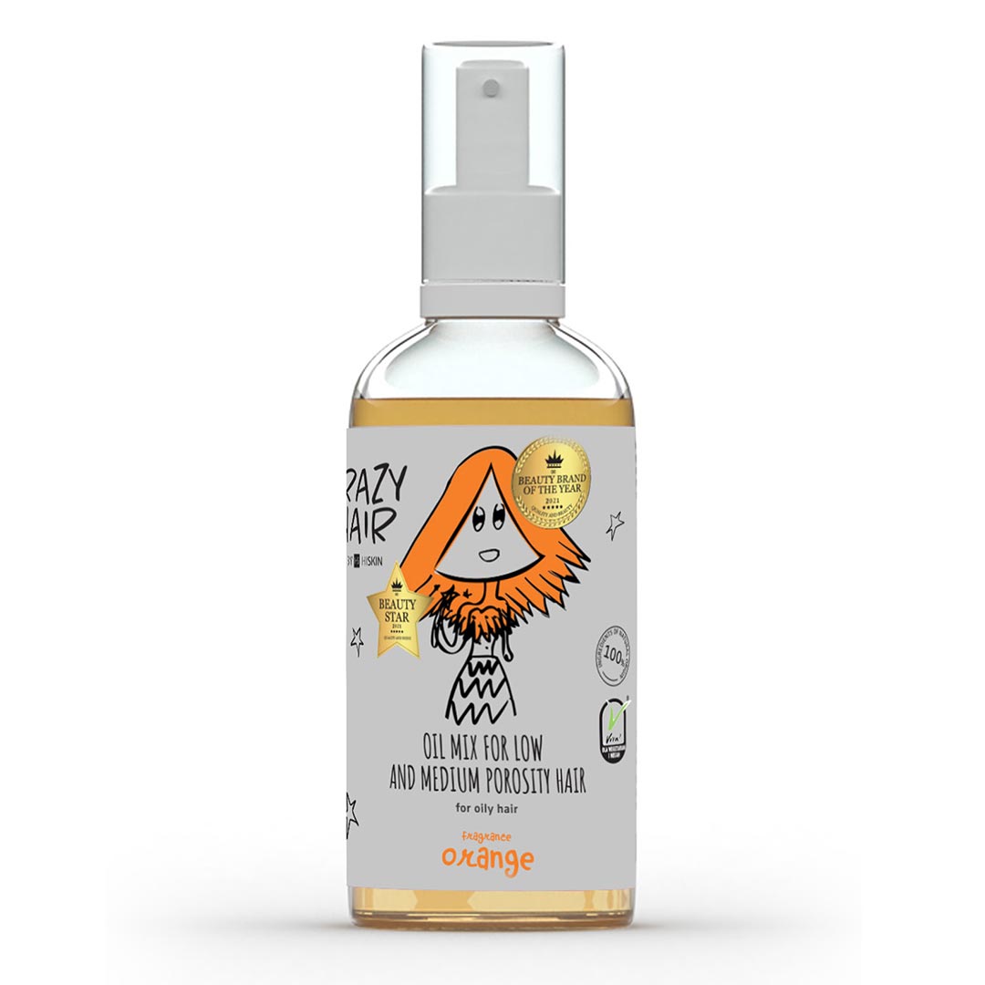 Crazy Hair Oil Mix Low And Medium Porosity Hair - Orange 100ML