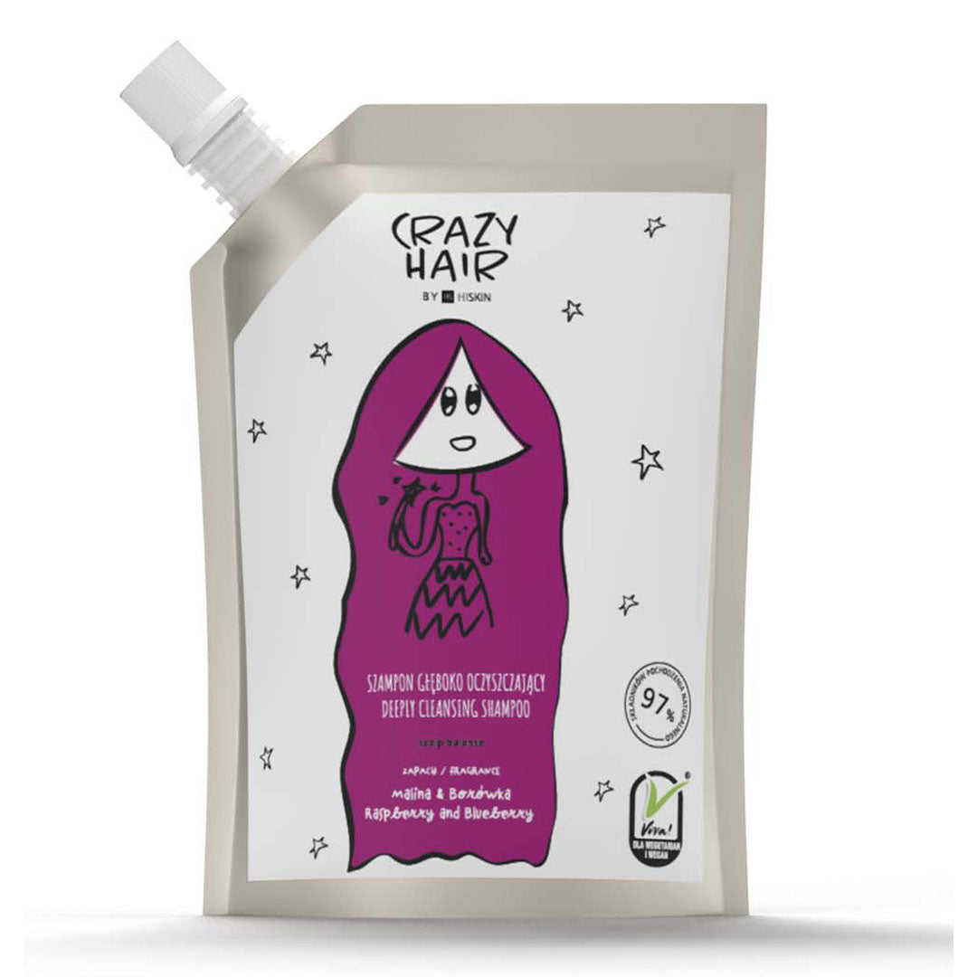 Crazy Hair Deep Cleansing Shampoo Scalp Balance - Raspberry & Blueberry 100ML