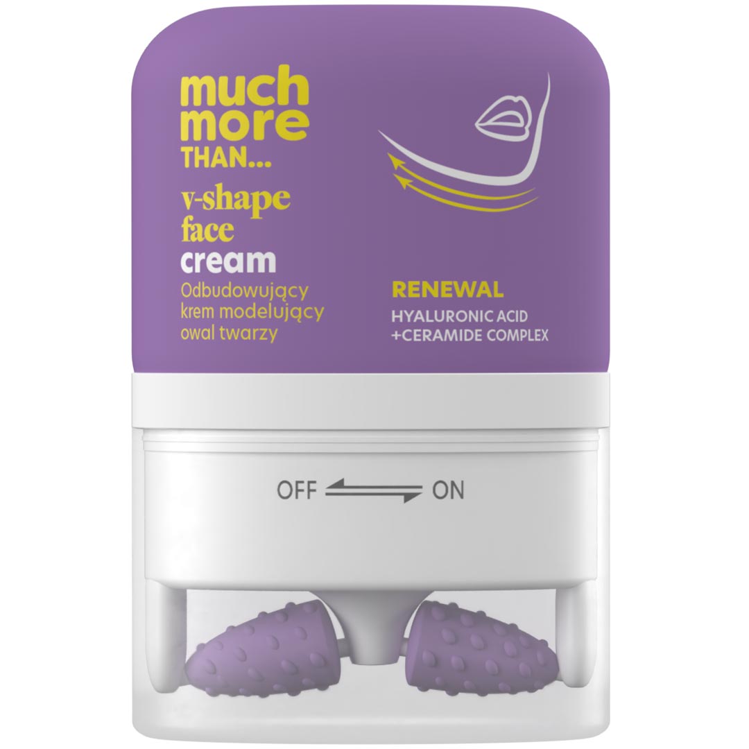 Much More V-Shape Cream Moisturizing Moisturizing Serum Lifting The Face Oval With A Massager 50ML