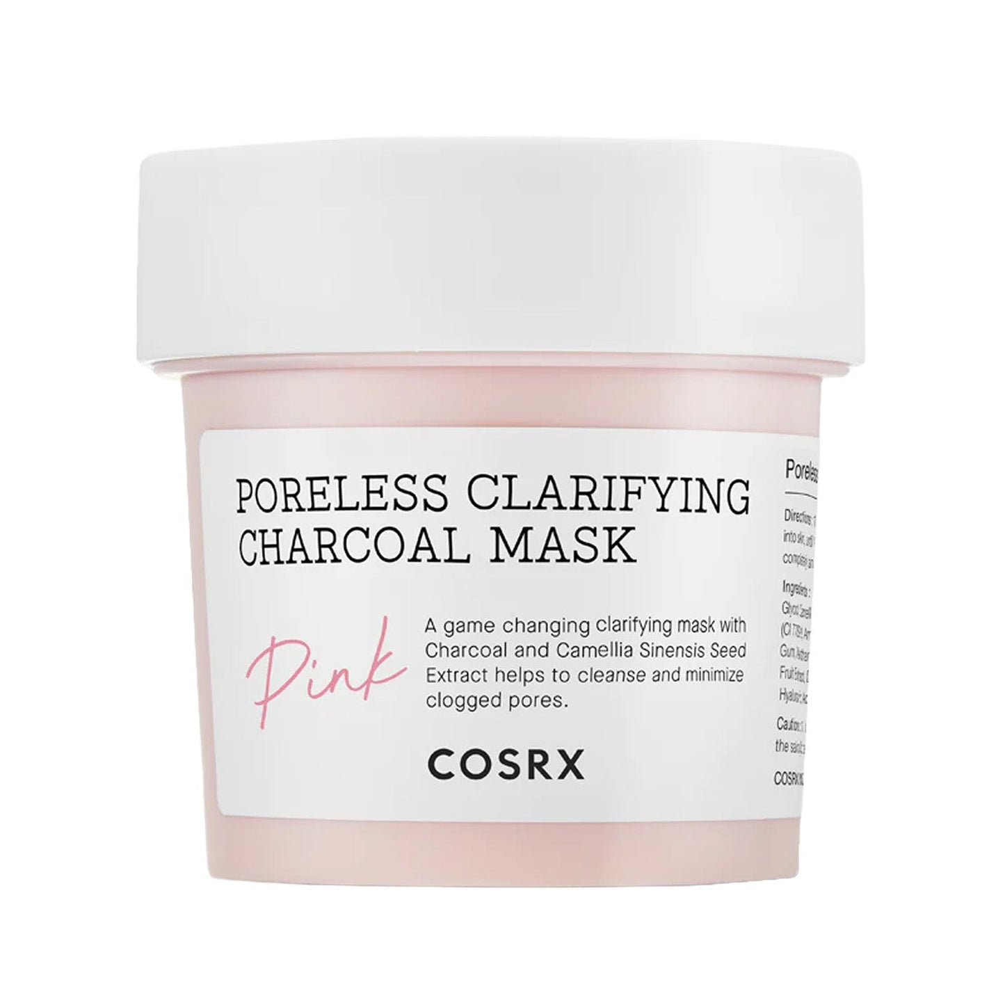 Cosrx Poreless Clarifying Charcoal Mask - Pink 110GM