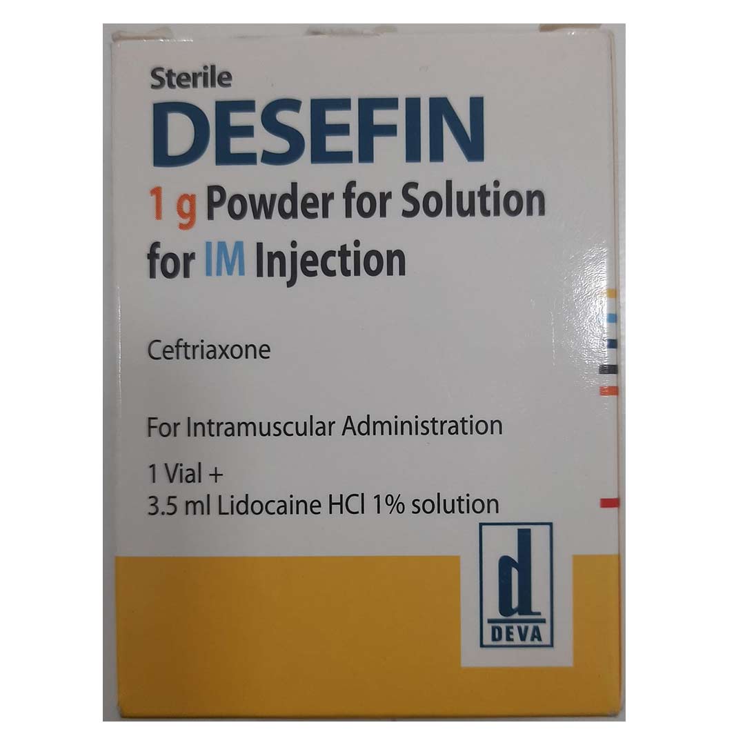 Desefin 1G (Ceftriaxone) Im /Vial