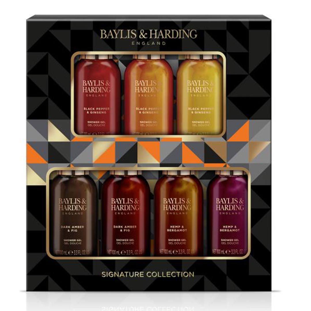 Bh Black Pepper & Ginseng Mens Luxury 7 Days Shower Essentials Gift Set 1ST