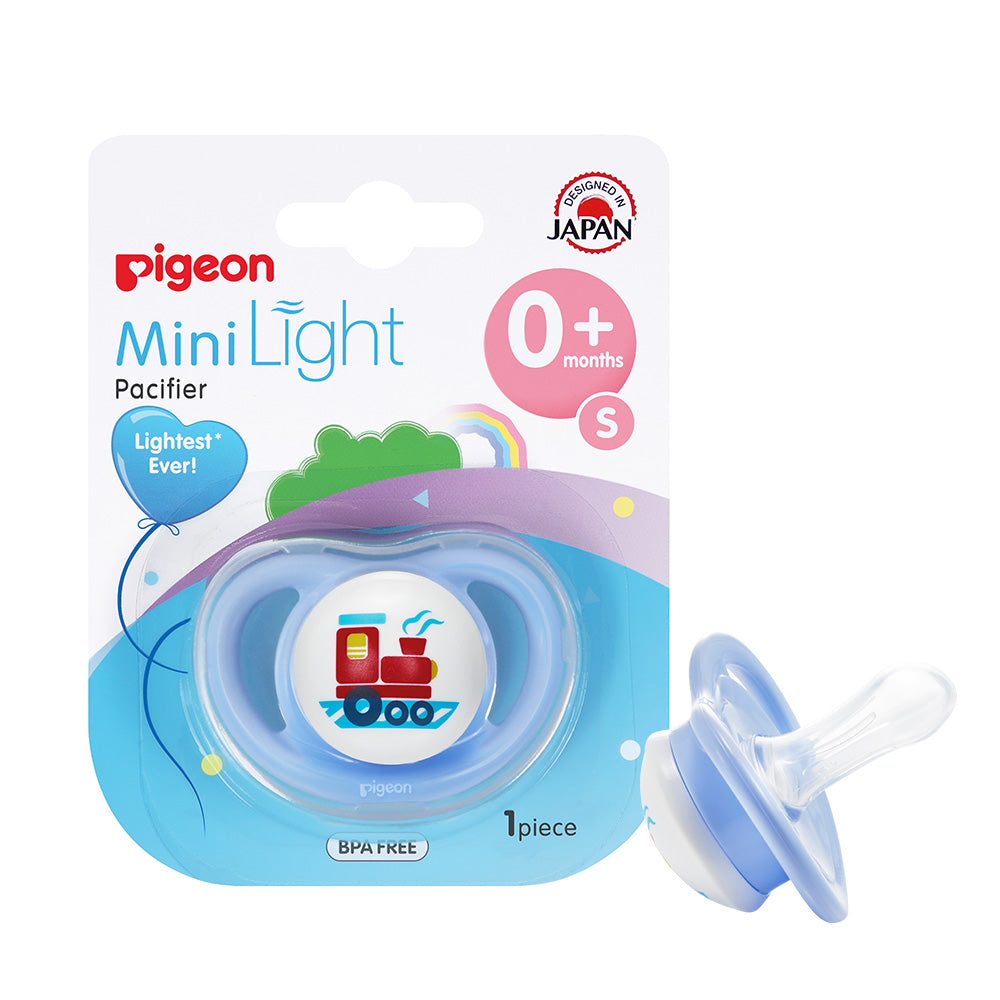 Minilight Pacifier Single (S) 0+ Boy Train