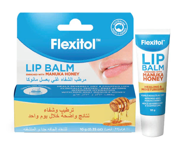 Flexitol Lip Balm Enriched with Manuka Honey 10g