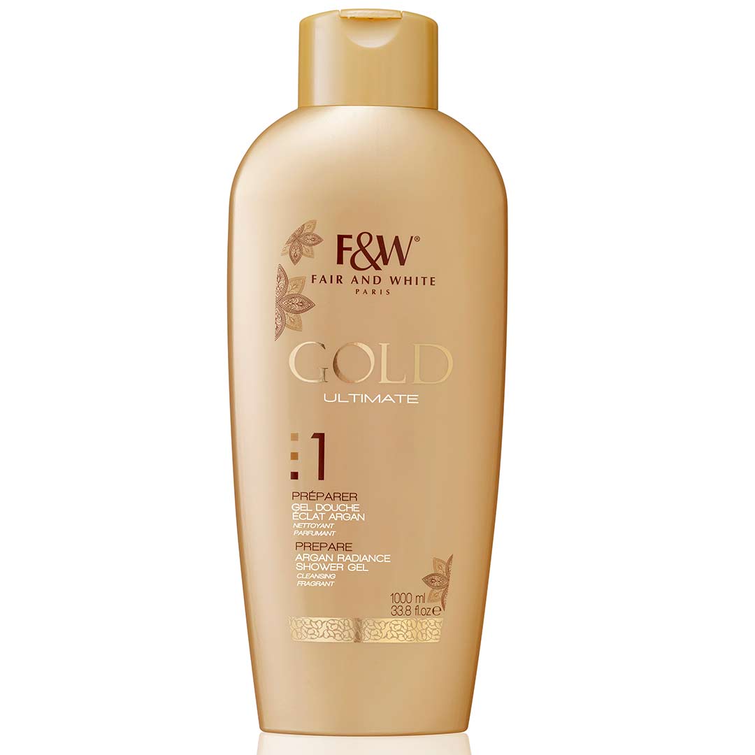 Fair & White - Gold - Argan Shower Gel 1000 Ml