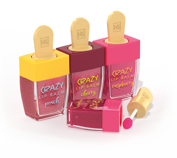 Hiskin (Crazy Ice Cream) - Lip Balm - Peach - 6Ml