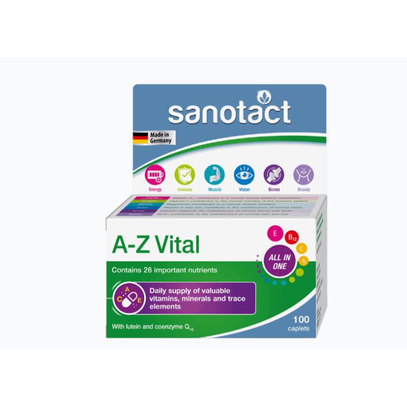 Sanotact A-Z Vital Caplets 100's