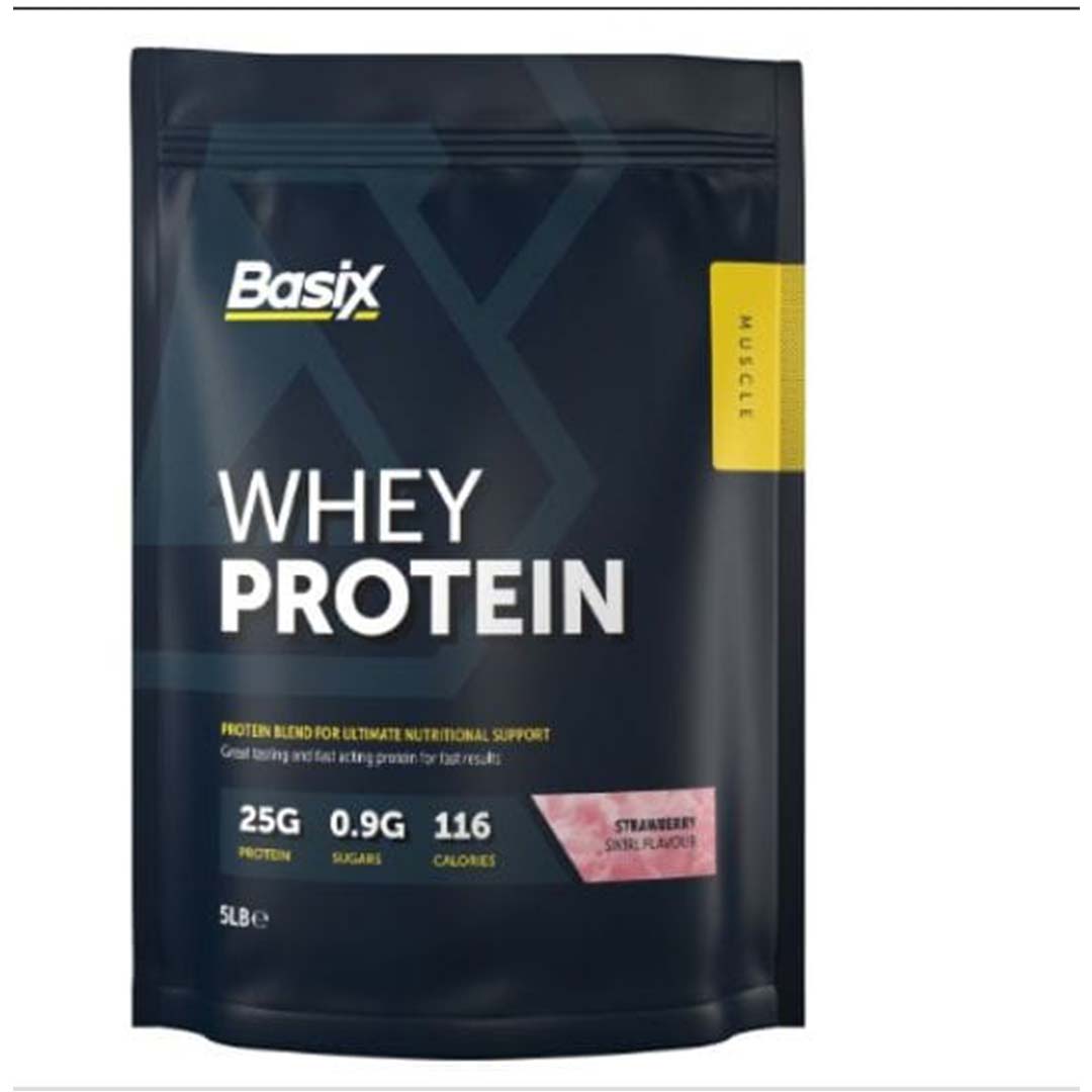 Basix Whey Protein Strawberry 5Lb