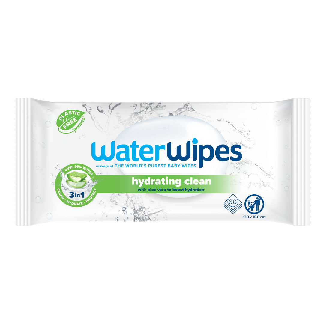 Water Wipes Hydrating Clean 60's