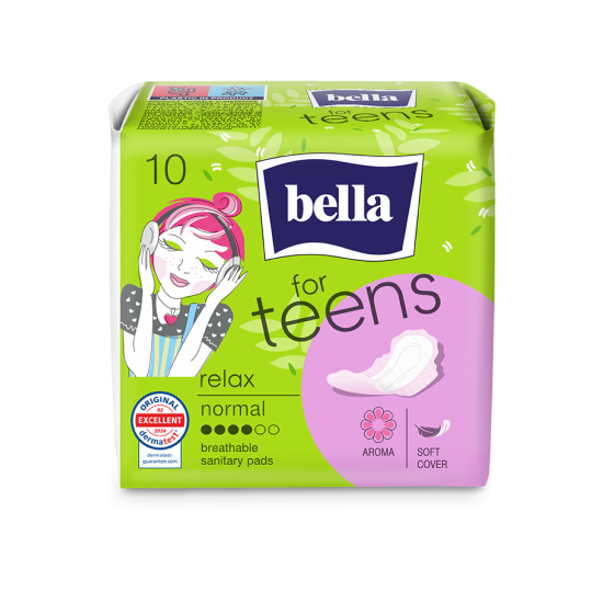 Bella Sanitary Pads for Teens Relax 10’s