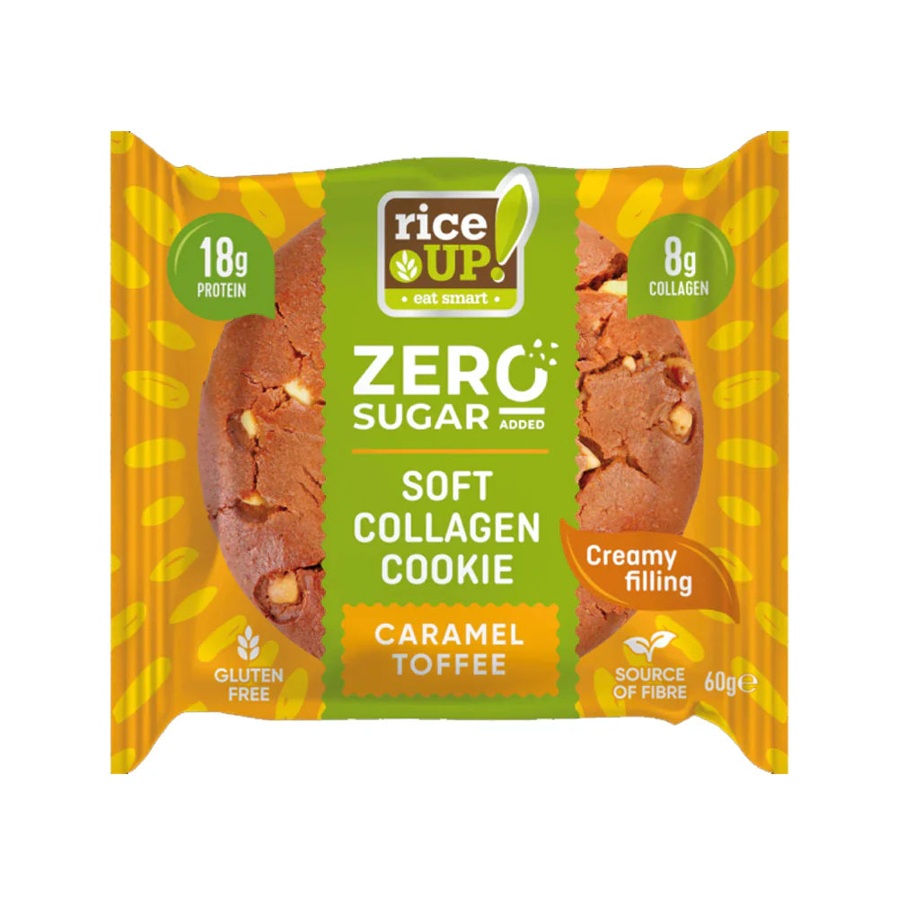 Rice Up Zero Sugar Soft Collagen Cookie Caramel Toffee