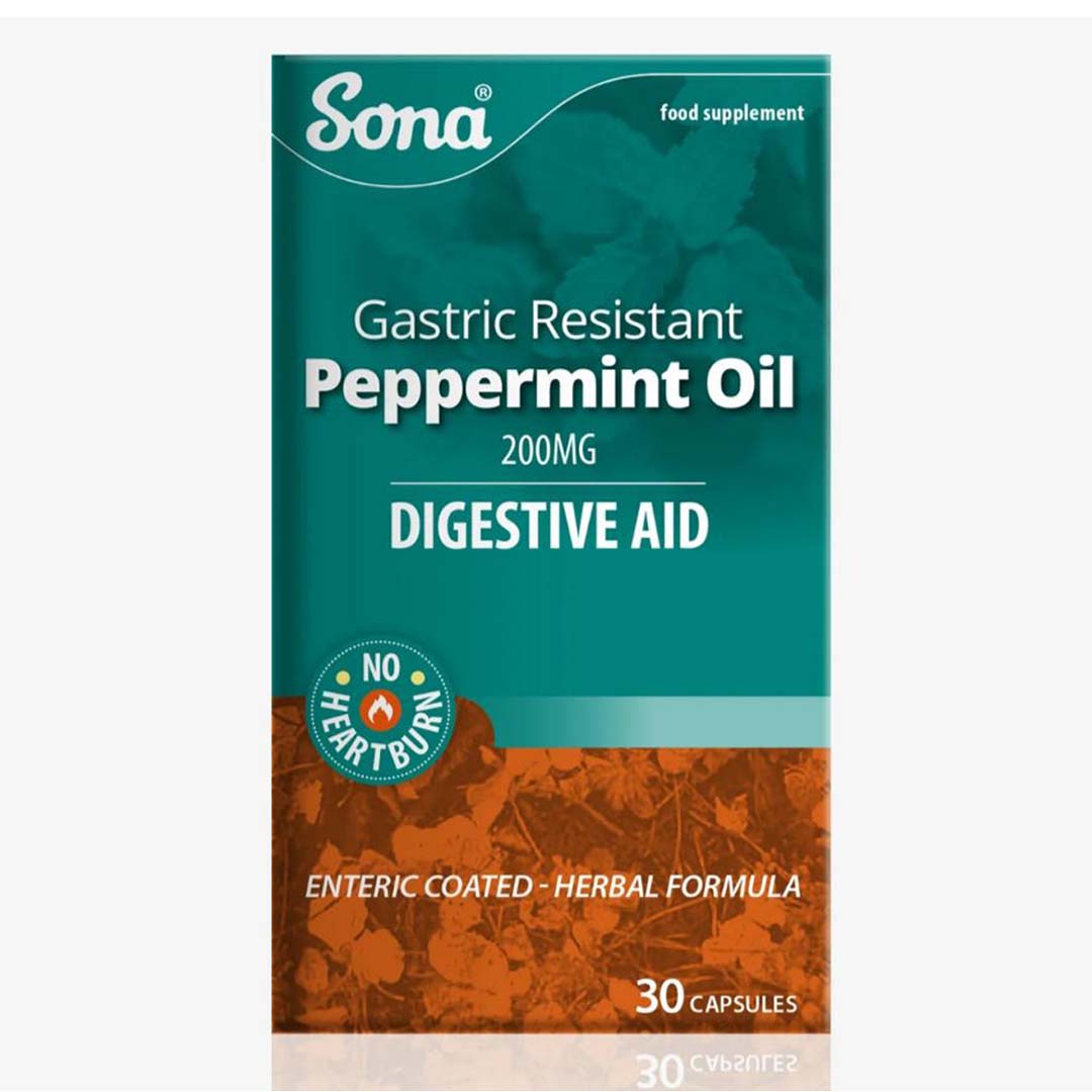 SONA Peppermint Oil 200mg Cap 30's