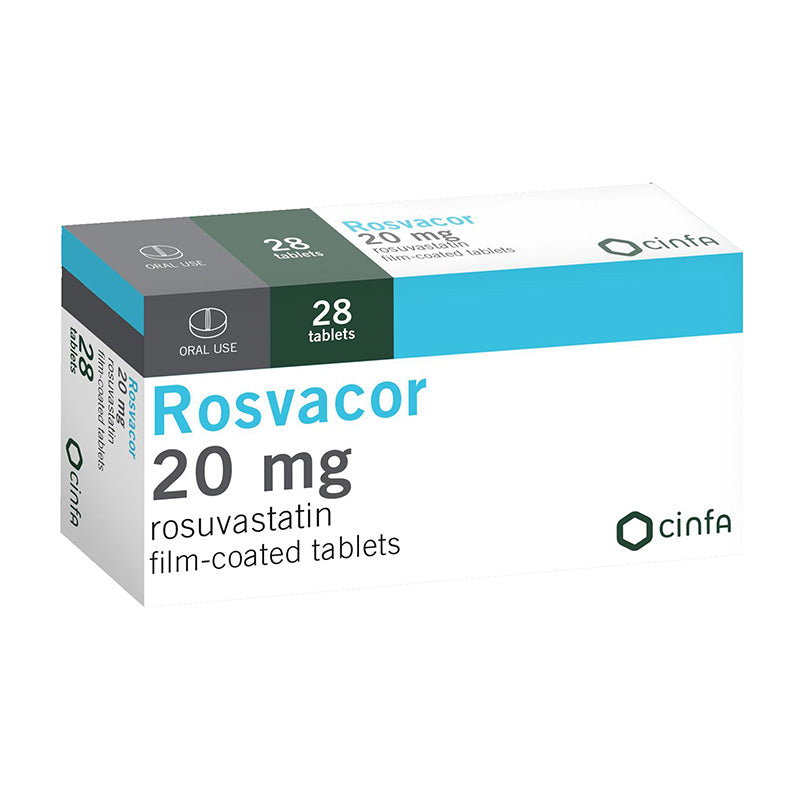 Rosvacor 20Mg Film- Coated Tab 28'S