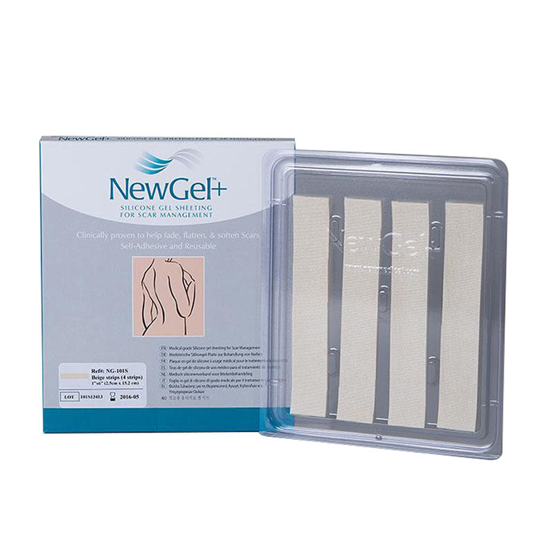 Newgel+ Beige Silicone Strips 1"X6" (2.5X15.2Cm) Ng-101S 4'S