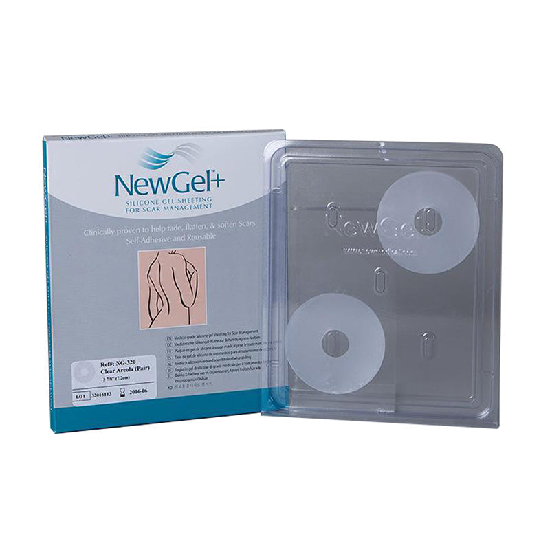 Newgel+ Clear Silicone Areola 2 7/8" Dia (7.2Cm Dia) Ng-320 2'S
