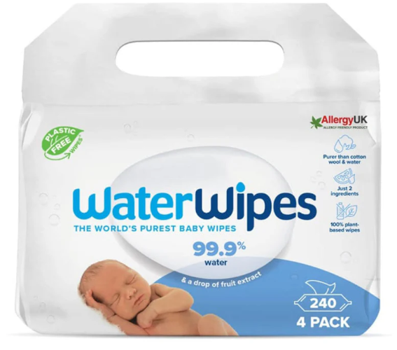 Water Wipes 4x60's