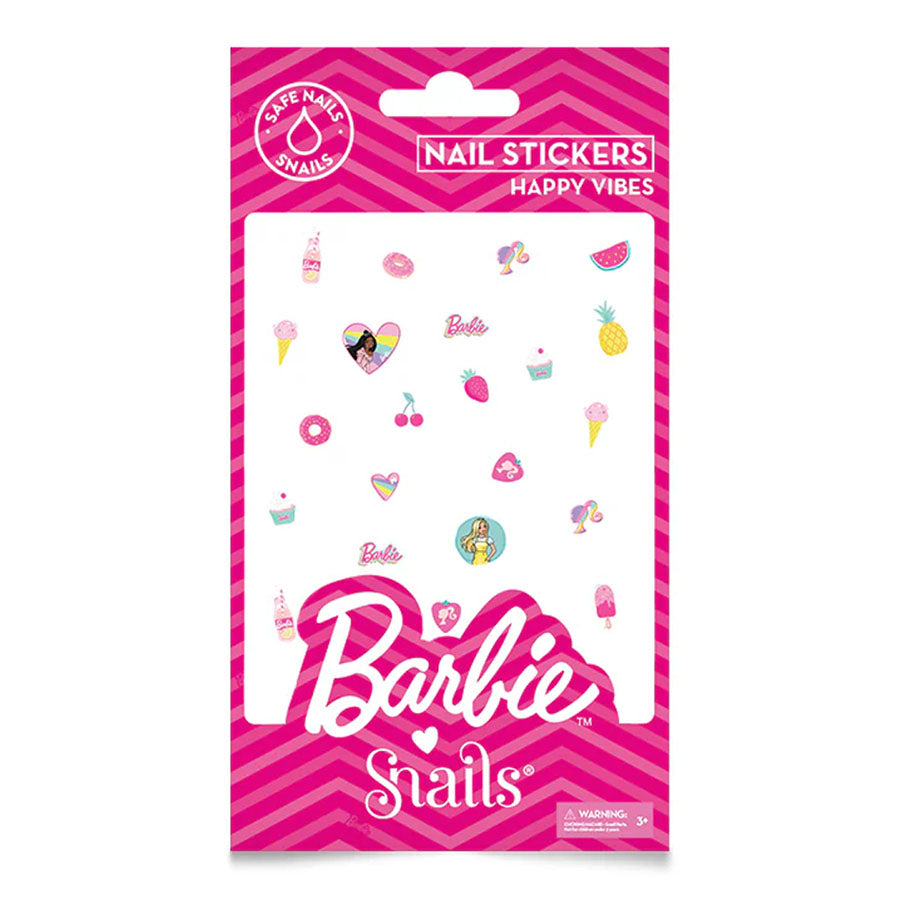 Barbie Snails Nail Stickers - Happy Vibes