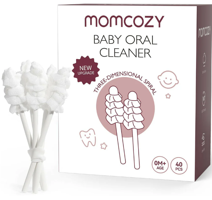 Momcozy Baby Disposable Oral Cleaner 40'S