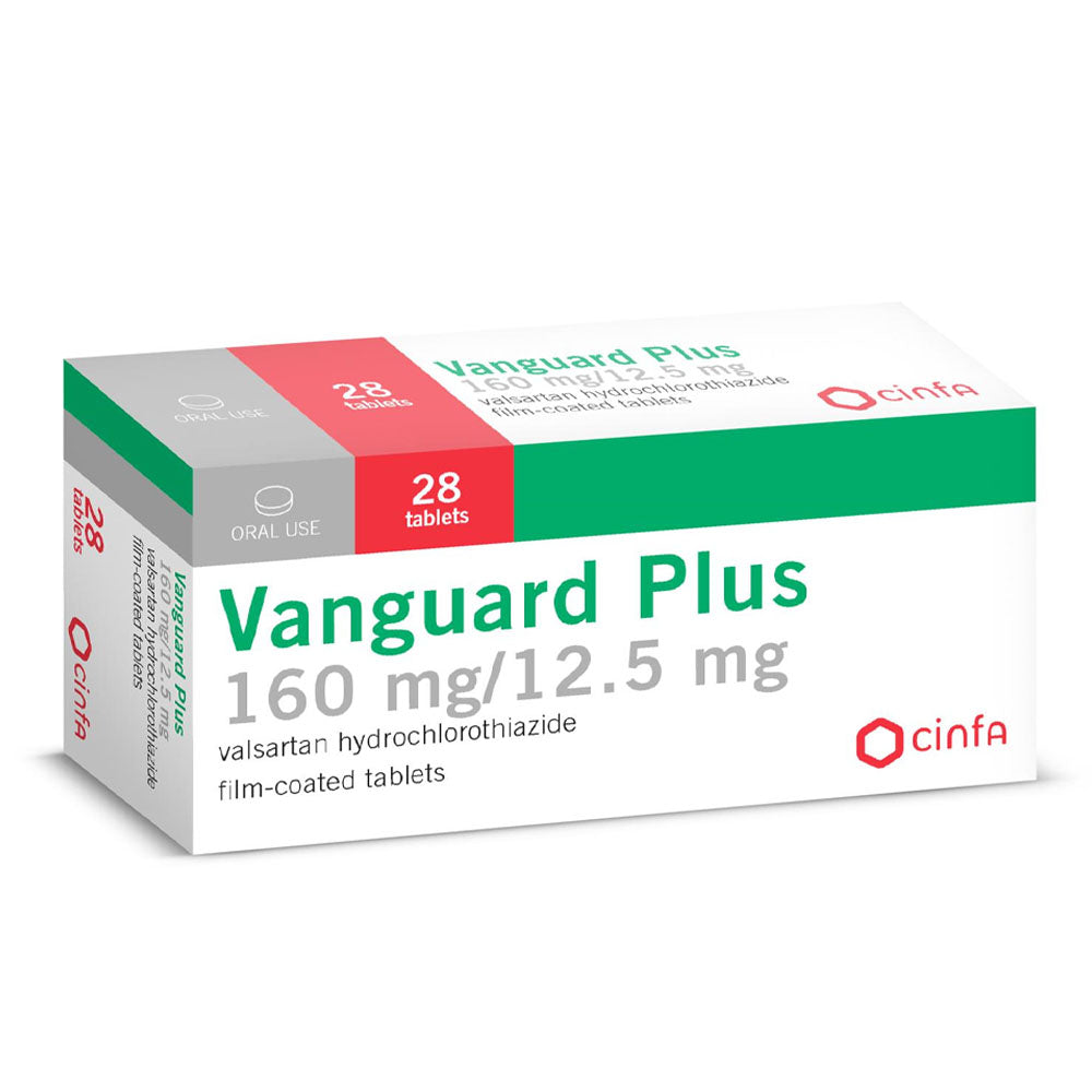 Vanguard Plus 160mg/12.5mg Tab 28's