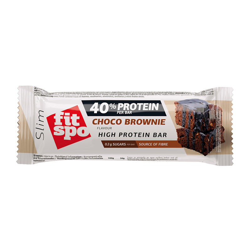 FitSpo Slim High Protein Bar Choco Brownie 50g