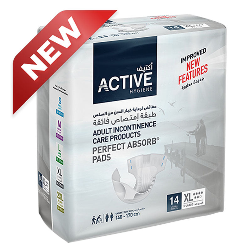 Active Diapers Xl 14'S