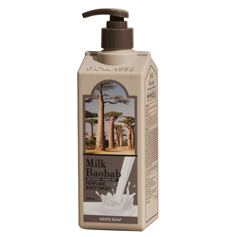 Milk Baobab Perfume Body Wash White Soap 500ml