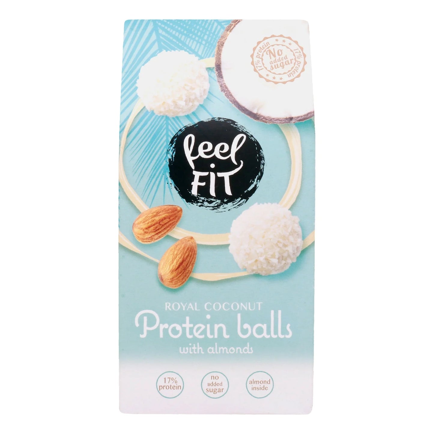 Feel Fit Royal Coconut Protein Balls with Almonds, No Added Sugar 63g