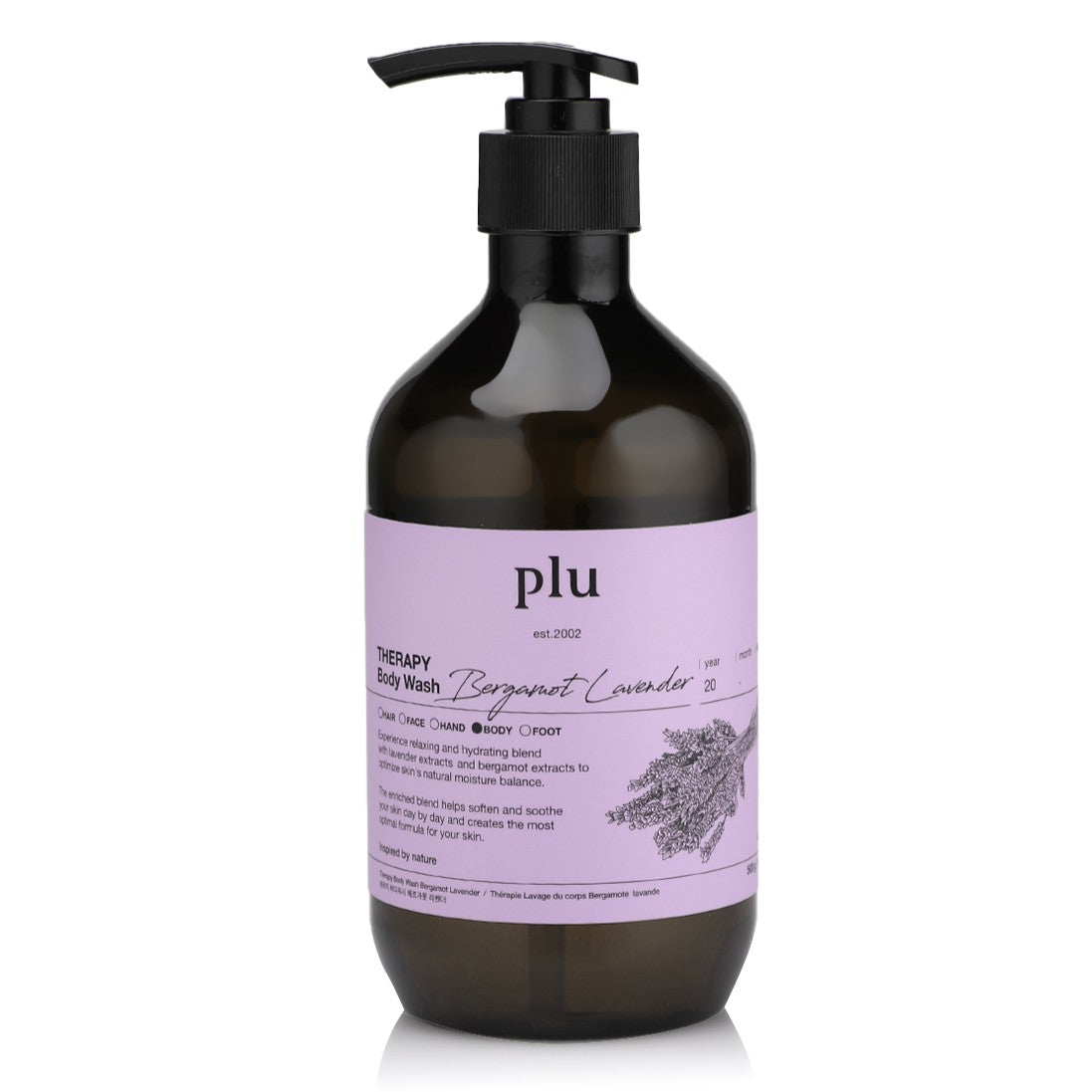 Plu Therapy Body Wash Bergamot Lavender 500 g