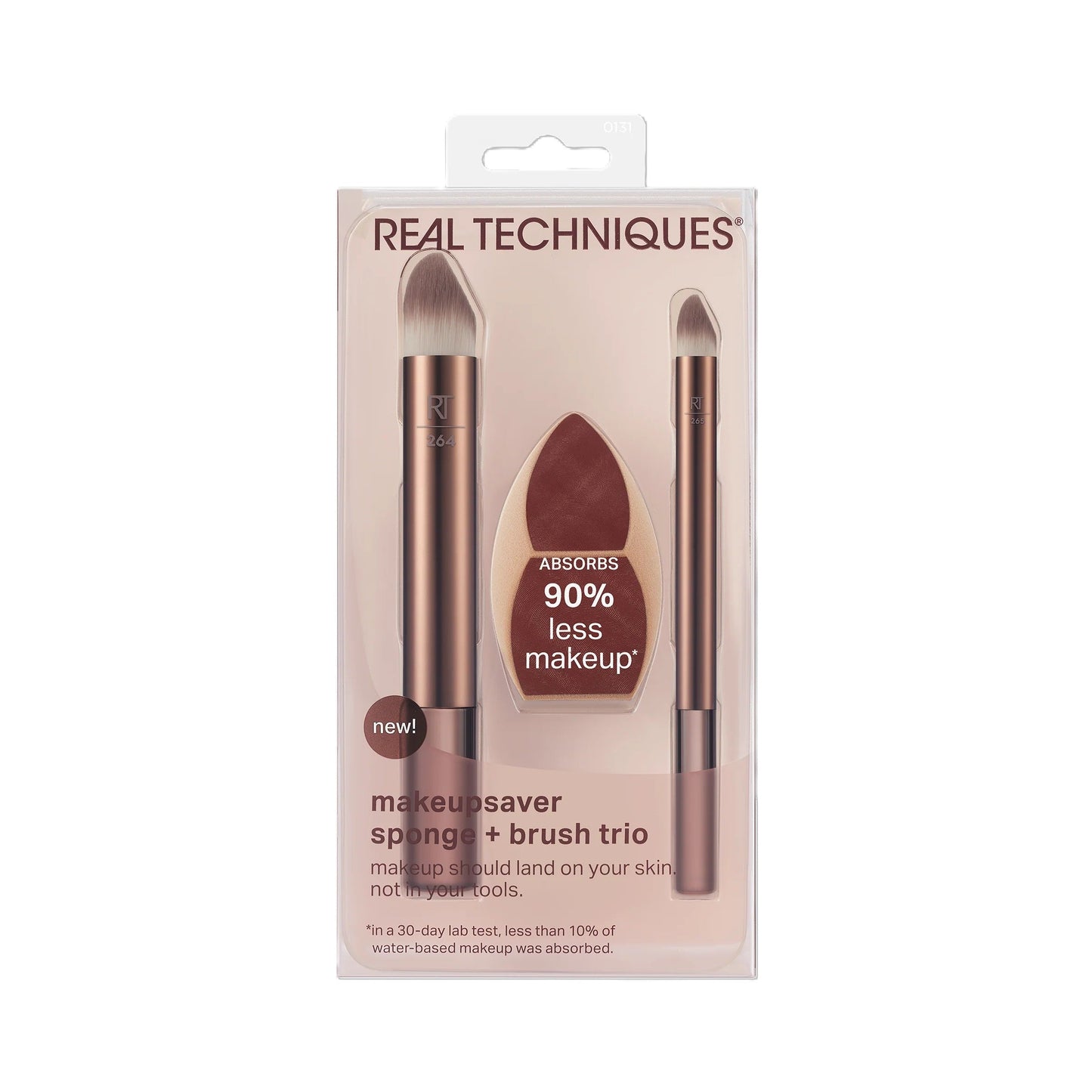 Real Techniques Makeup Saver Sponge + Brush Trio