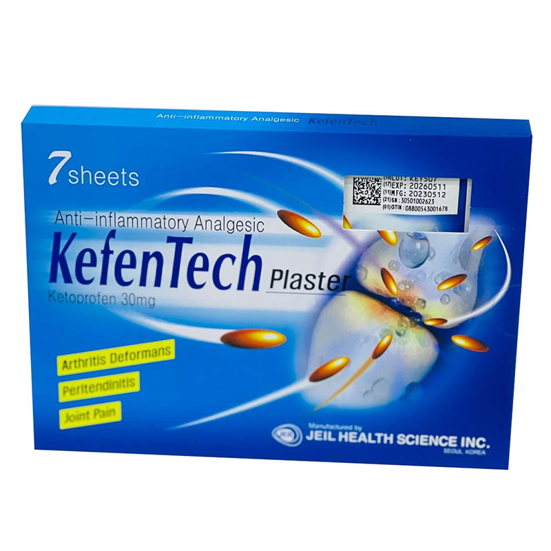 Kefentech Plaster 30 mg Sheets 7’s