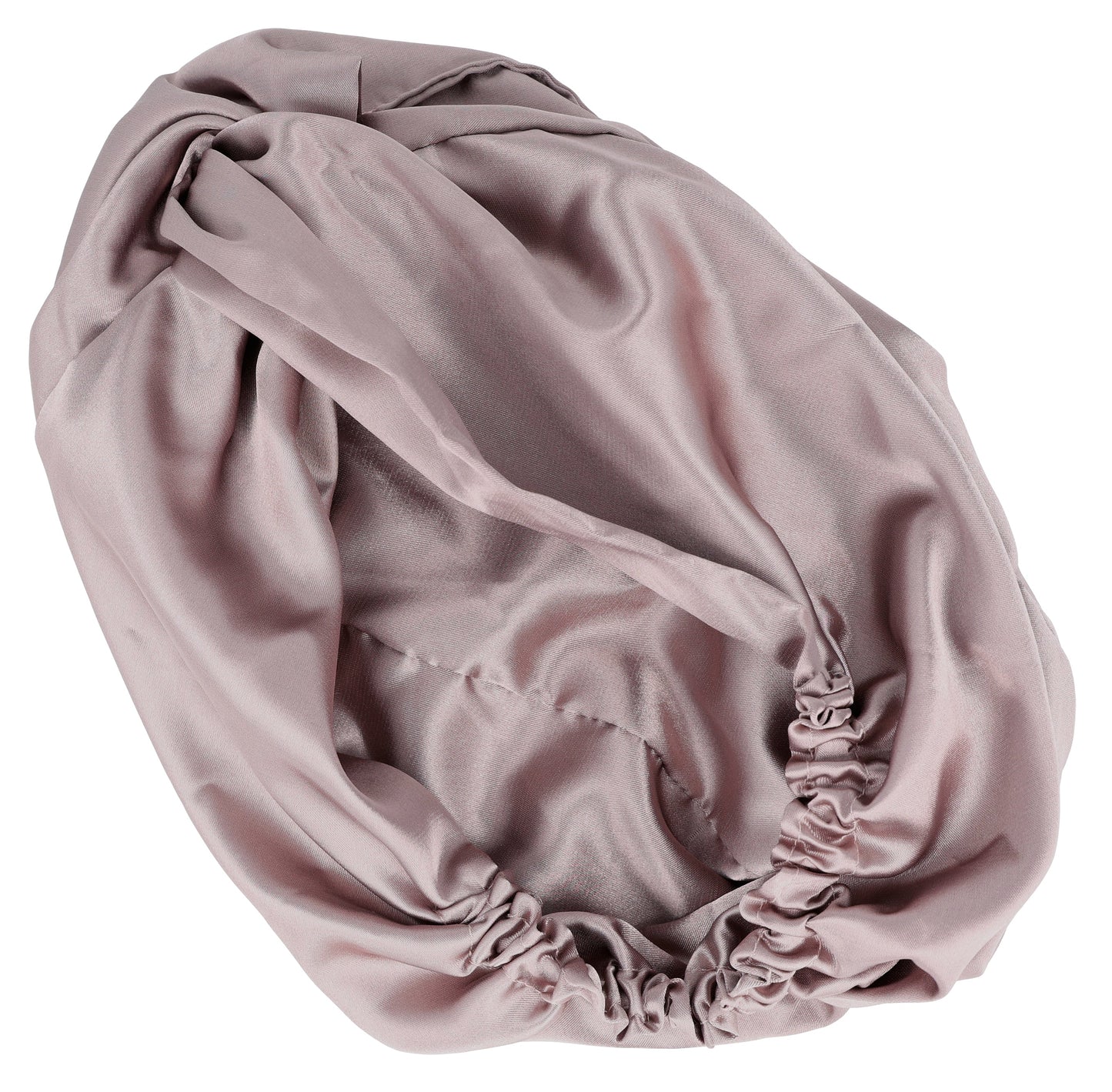 Titania Satin Hair Bonnet, Aubergine Colour, 1 pc, in Paper Box