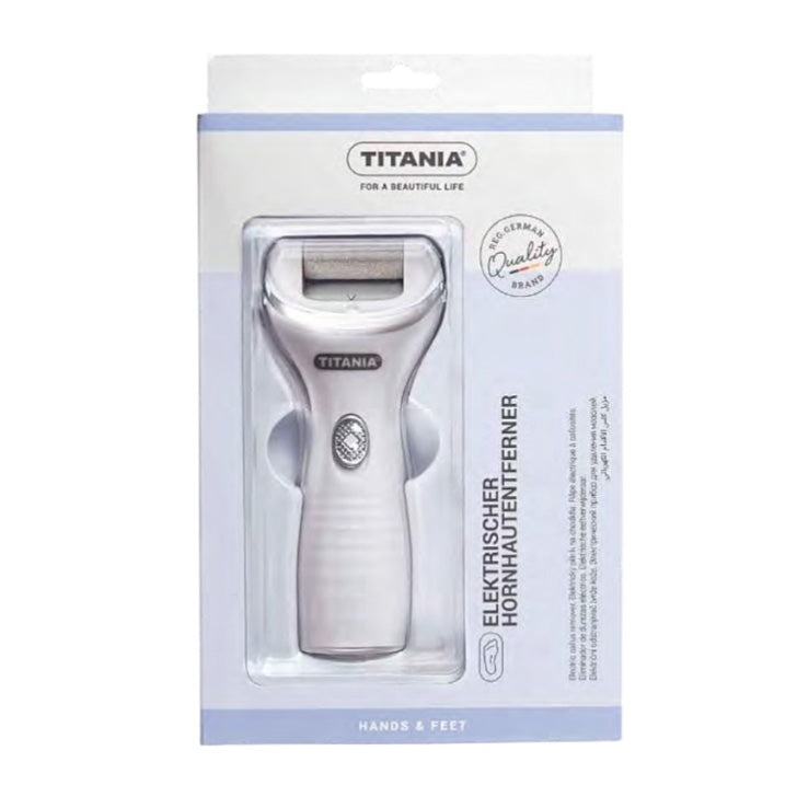 Titania Electric Callus Remover (Light Blue) Box